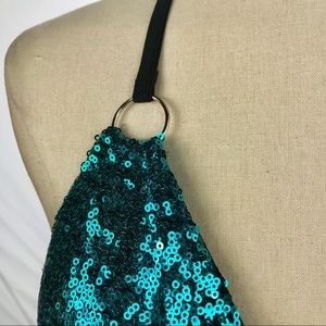 Swim Sexy Blue Sequin Bikini Swimsuit Poshmark